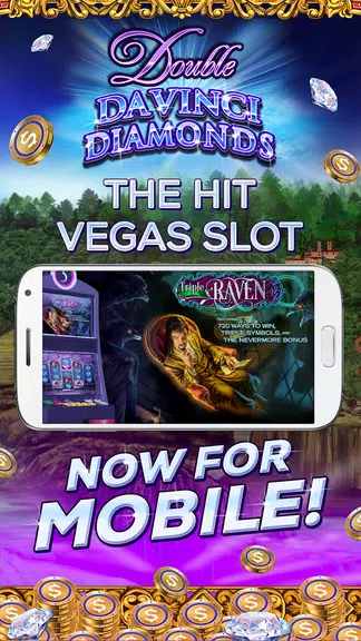 Double Da Vinci Diamonds SLOTS Screenshot1