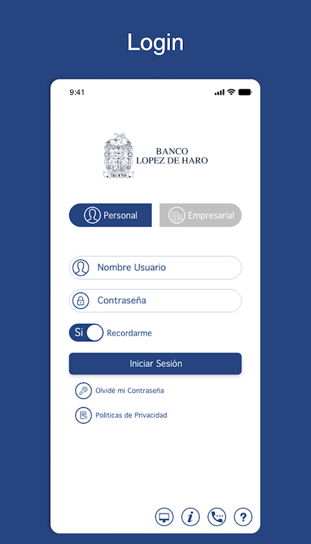 Banco López de Haro, Móvil Ban Screenshot3