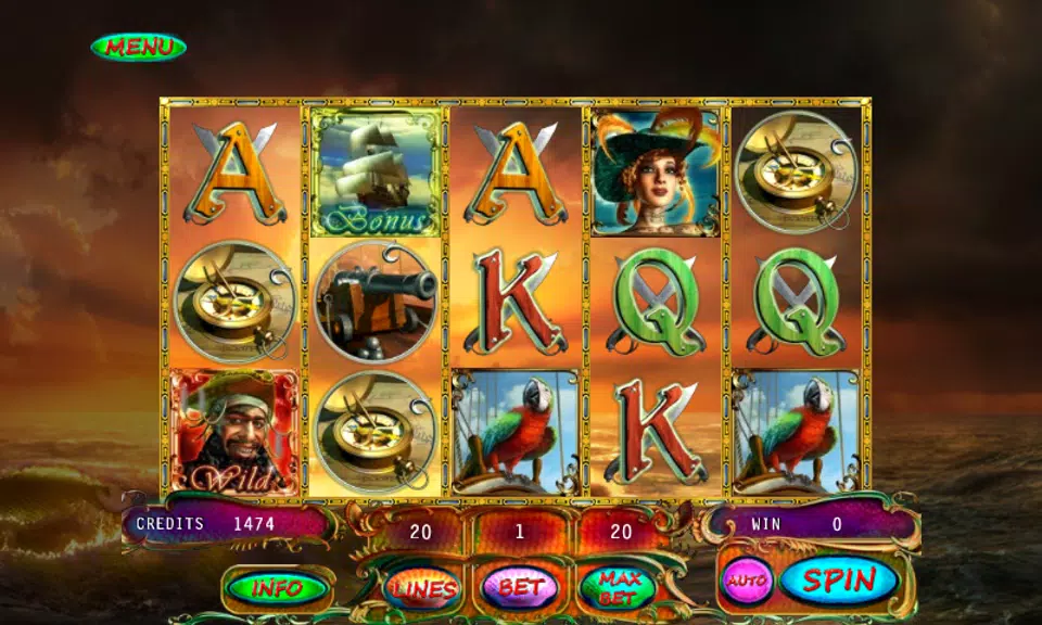 Pirates Treasures Slot Screenshot2