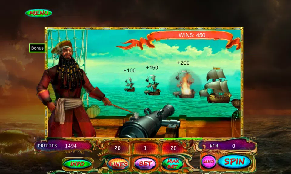 Pirates Treasures Slot Screenshot3