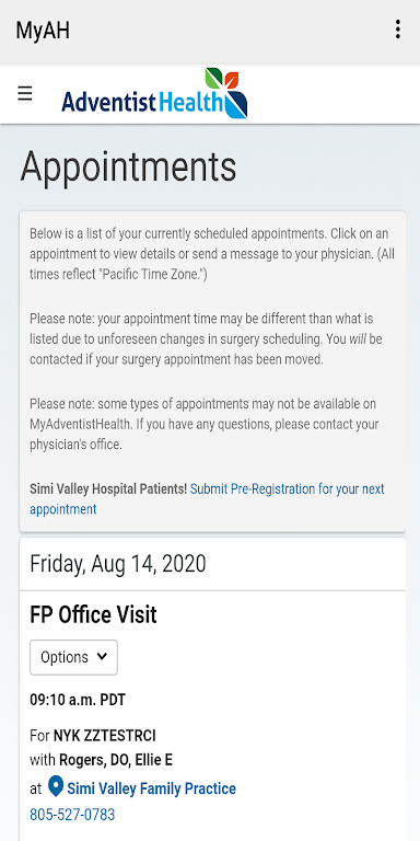 MyAdventistHealth Screenshot3
