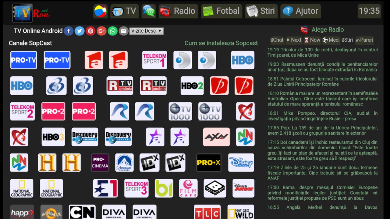 TVRON TV Online Screenshot2