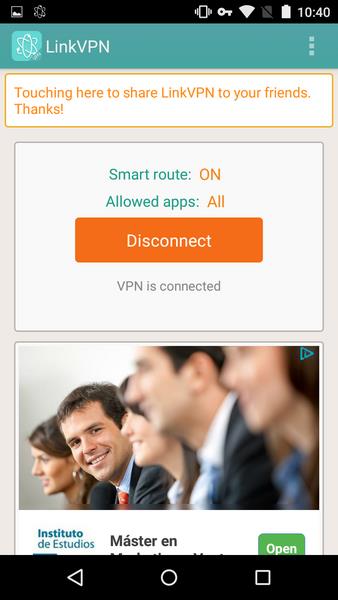 LinkVPN Free VPN Proxy Screenshot3