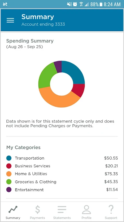 Fortiva Account Center Screenshot1