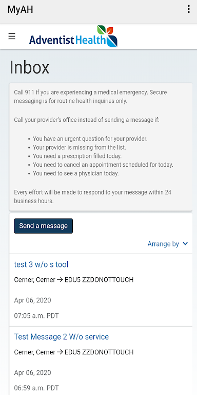MyAdventistHealth Screenshot2
