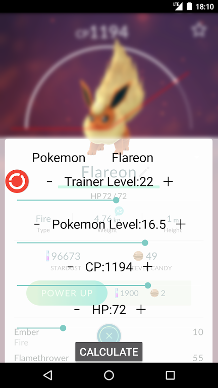 IV Calculator for Pokemon GO Screenshot2