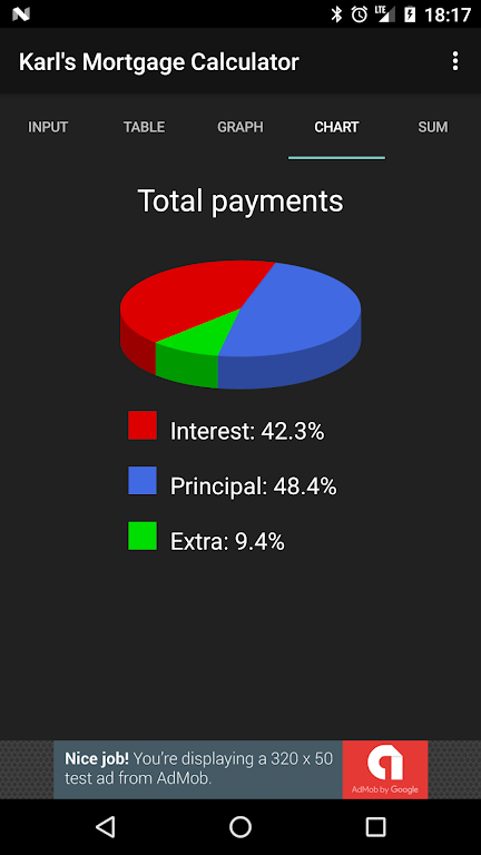 Karl's Mortgage Calculator Screenshot4