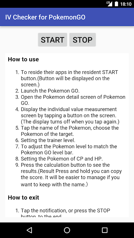 IV Calculator for Pokemon GO Screenshot1