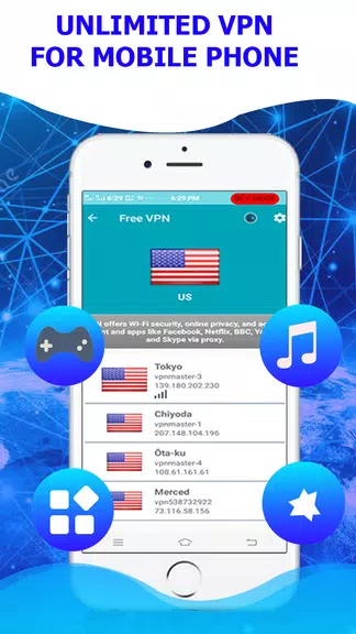 Hot VPN: Free VPN: VPN master free unblock proxy Screenshot3