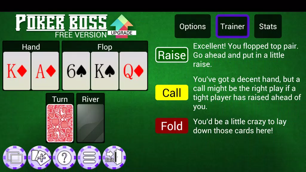 Poker Boss - Hold'em Trainer & Learning App Screenshot1