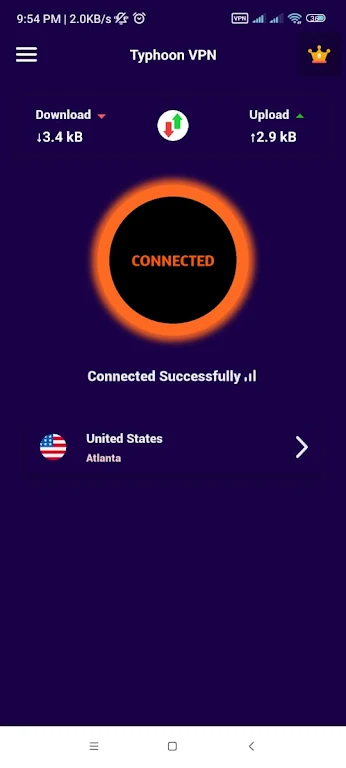 Typhoon VPN Super Fast VPN Screenshot3