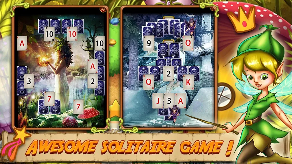 Solitaire Quest:  Elven Wonderland Story Screenshot3