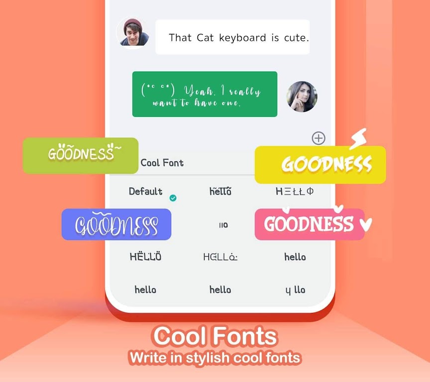 Kika Keyboard – Emoji, Fonts Mod Screenshot3