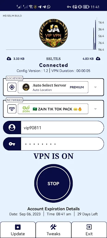 JA VIP VPN Screenshot4