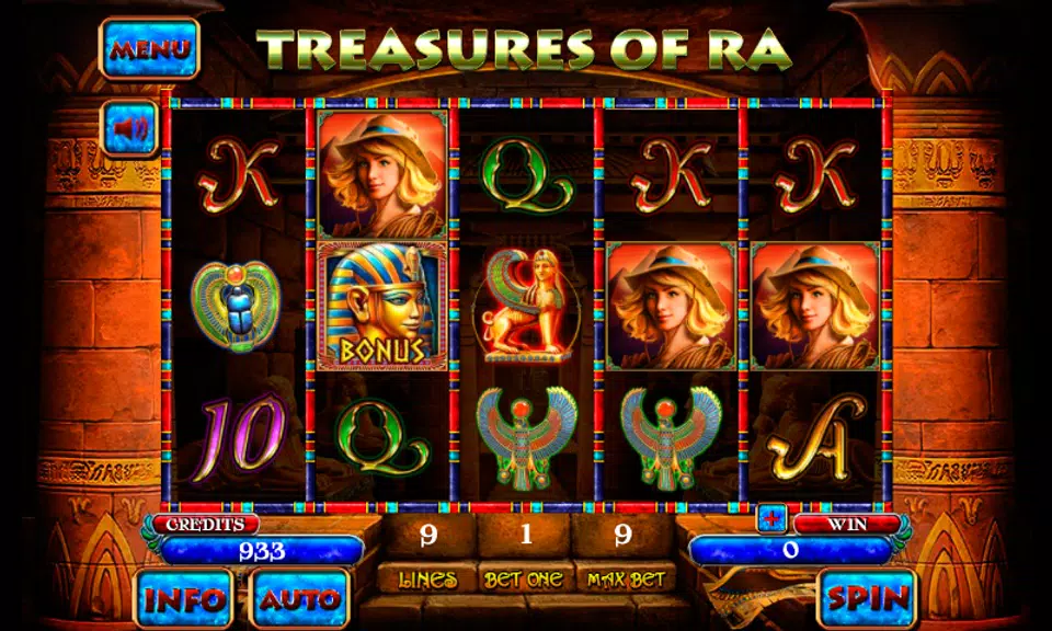 Treasures of RA Slot Screenshot1