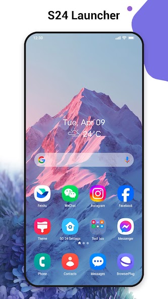 SO S24 Launcher for Galaxy S Mod Screenshot1