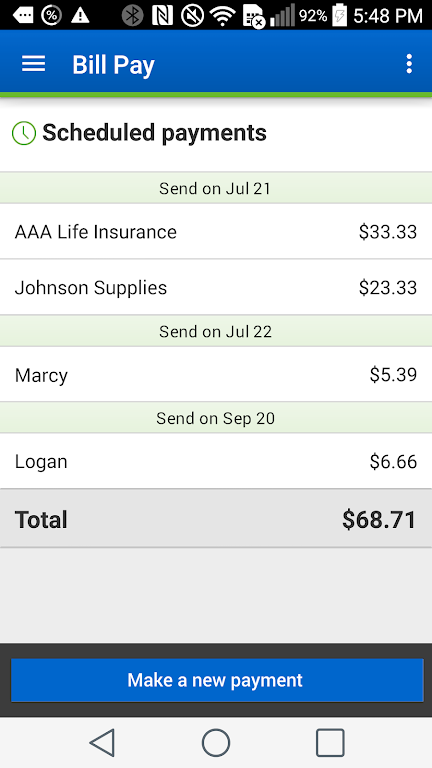 HEBFCU Mobile Banking Screenshot4