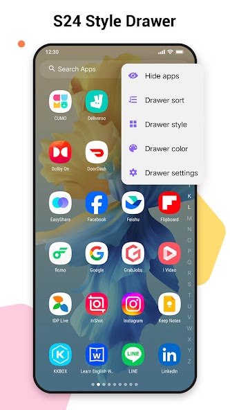 SO S24 Launcher for Galaxy S Mod Screenshot2