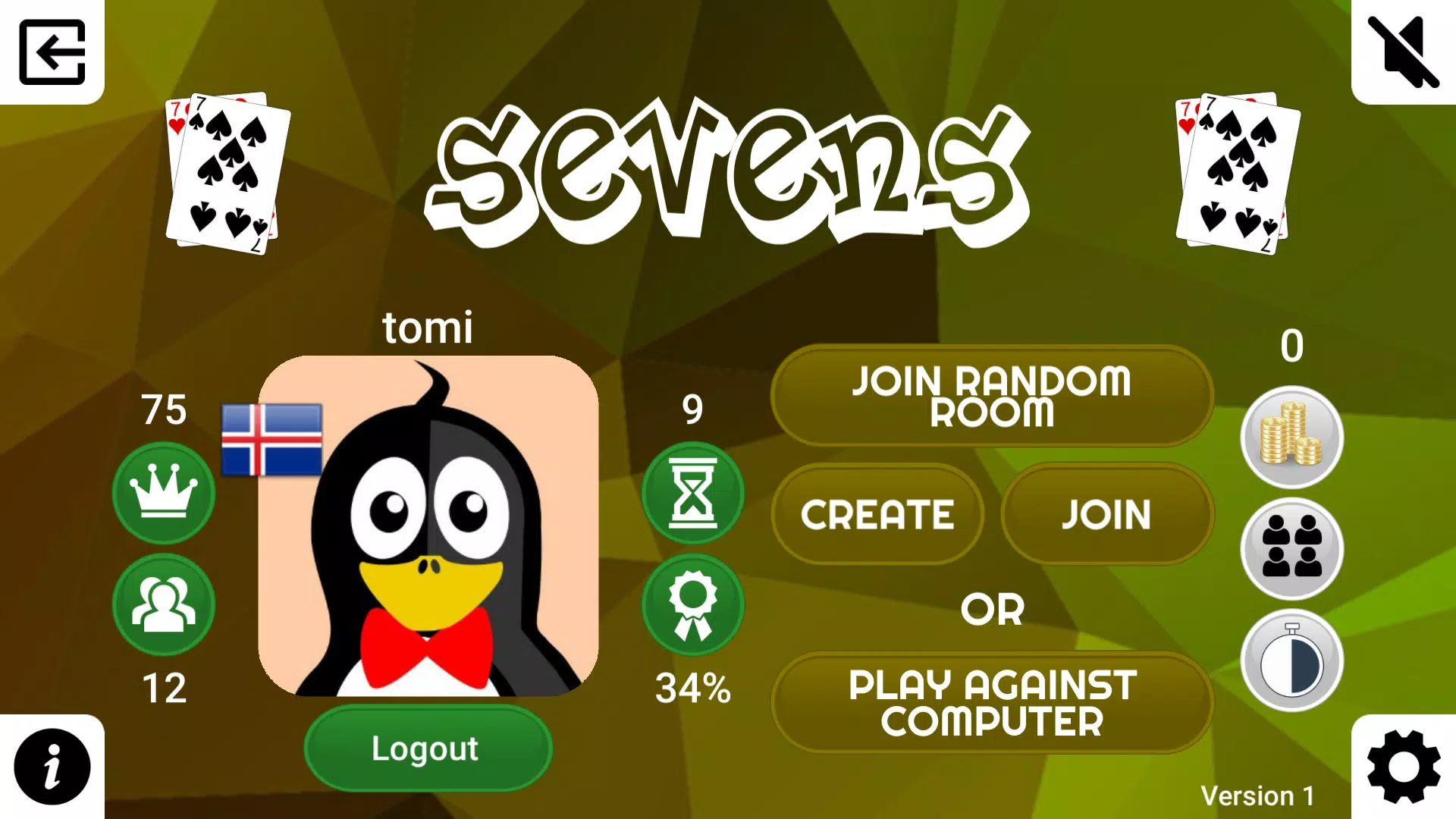 Sevens Online Screenshot1