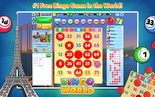 Bingo World - FREE Game Screenshot1