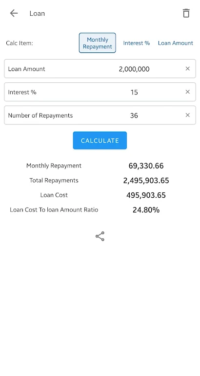 FCalc: Financial Calculator Screenshot1