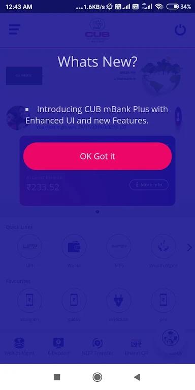 CUB All in one Mobile App Screenshot2