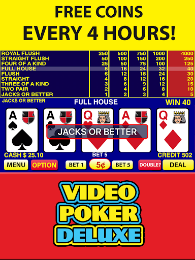 Video Poker Deluxe Screenshot2