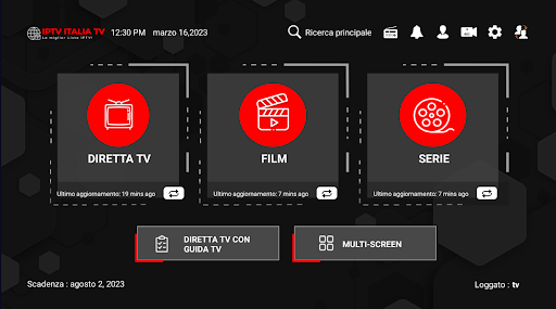 IPTV ITALIA TV + VPN Integrata Screenshot1