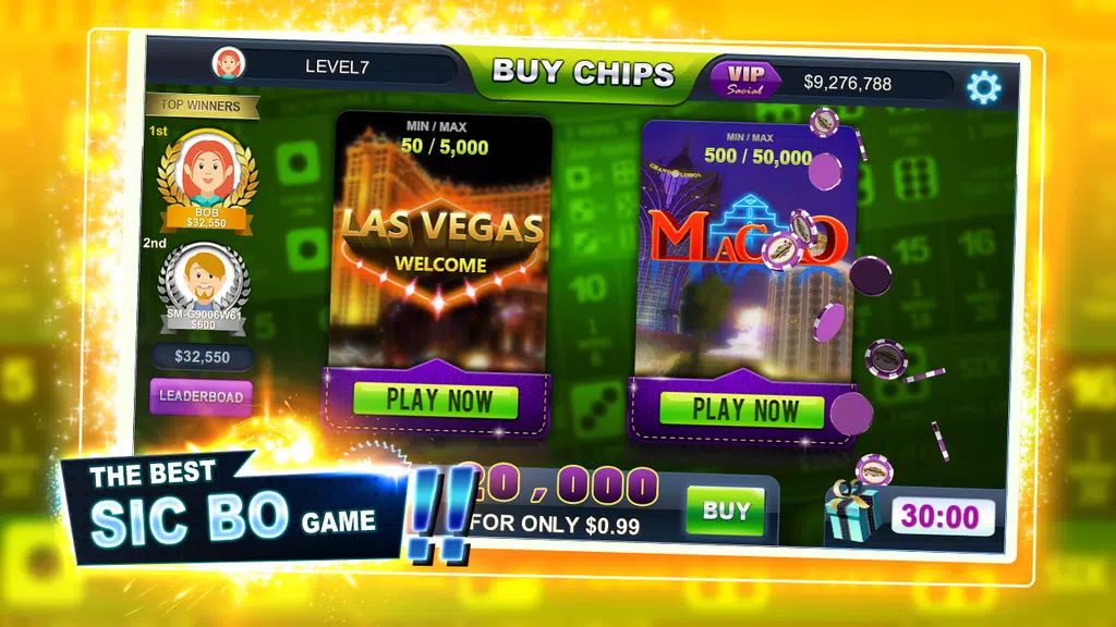 Sic Bo Online! Free Casino Screenshot1