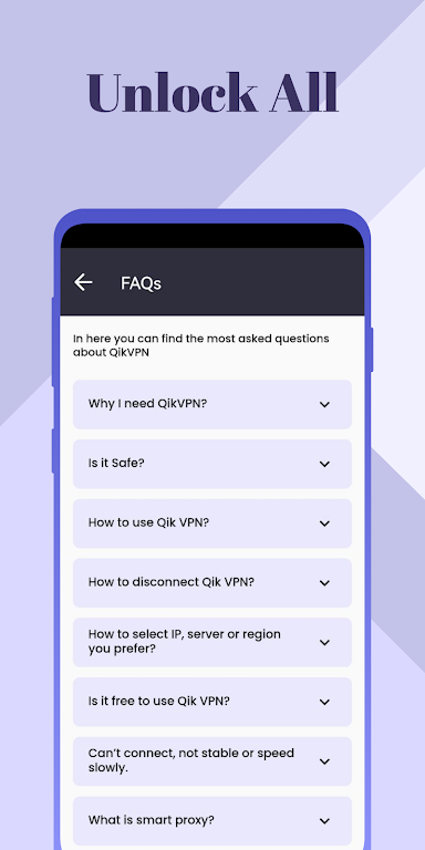 Qik VPN - Fast & Secure Proxy Screenshot3