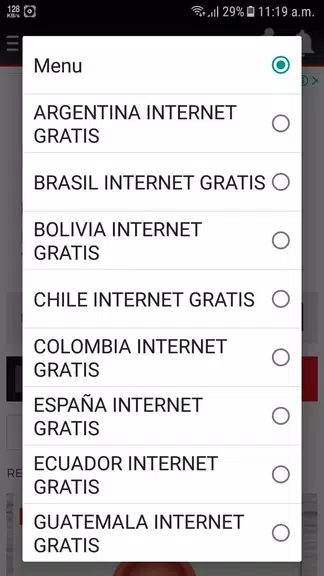 Internet gratis VPN Android 2019 Screenshot3