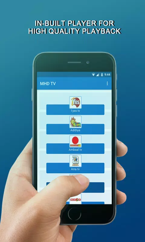 MHD TV: MOBILE TV, LIVE TV Screenshot2