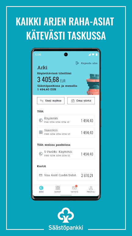 Säästöpankki Mobiili Screenshot1