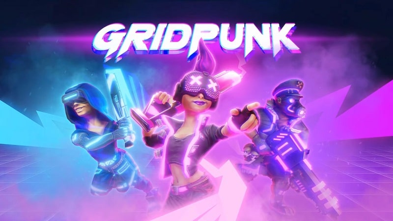 Gridpunk Battle Royale 3v3 PvP Screenshot1