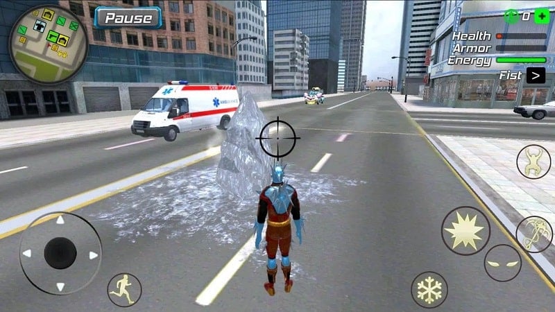 Snow Storm Superhero Screenshot3