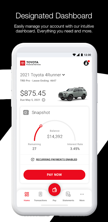 Toyota Financial Services Screenshot2