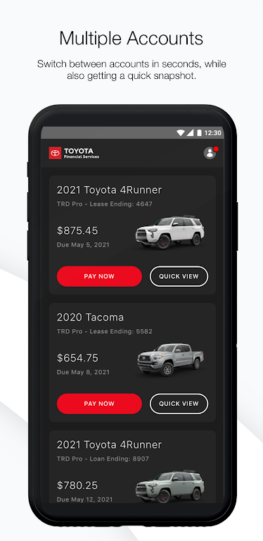 Toyota Financial Services Screenshot4