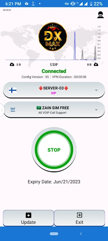 DX MAX UDP - Secure & Fast VPN Screenshot3