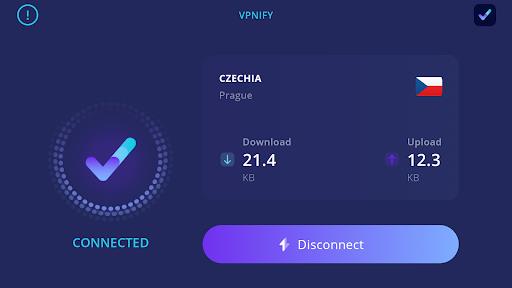 Free VPN unlimited secure hotspot proxy by vpnify Screenshot2