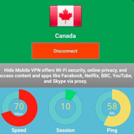 Hide Mobile VPN - Free Safe Internet Security Screenshot3