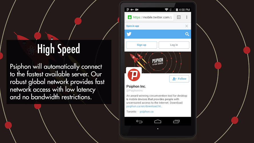 Psiphon Pro - The Internet Freedom VPN Screenshot4