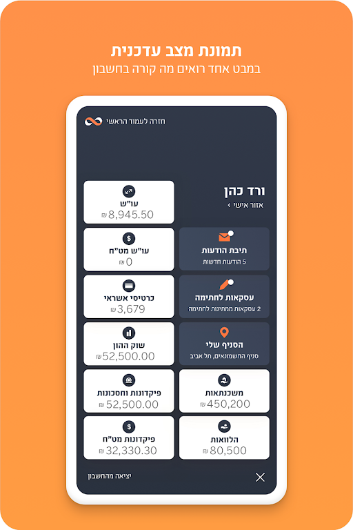 מזרחי טפחות - ניהול חשבון Screenshot4