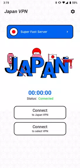 VPN Japan - Fast VPN Proxy Screenshot1