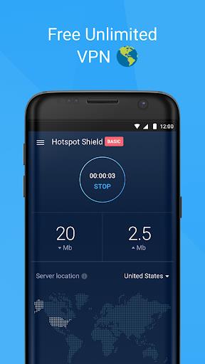 Free VPN -Hotspot Shield Basic Screenshot3