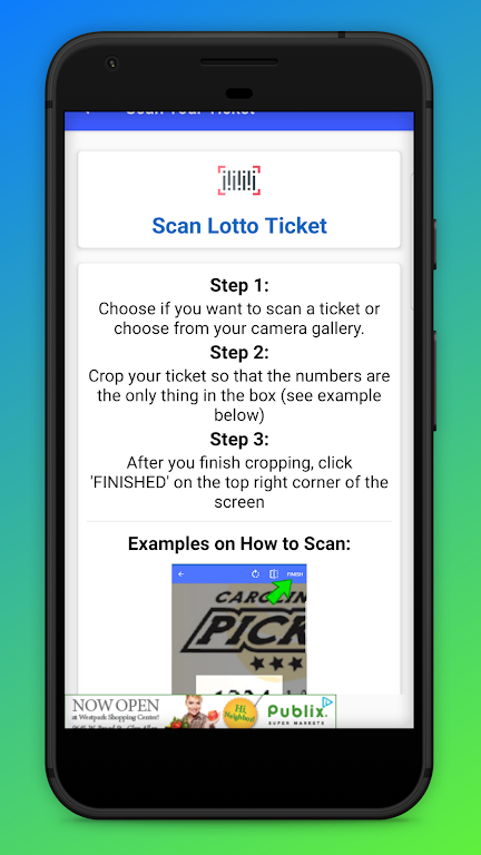 Texas Lottery Ticket Scanner & Checker Screenshot2