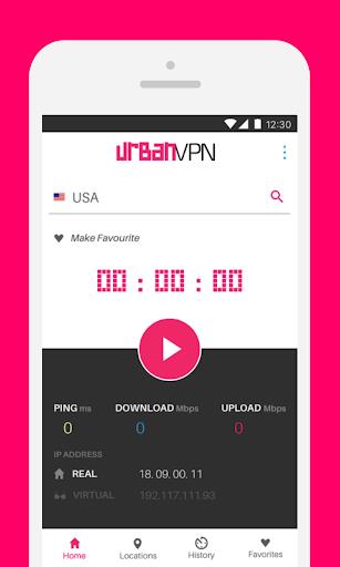 Urban Free VPN Proxy Unblocker - Best Android VPN Screenshot1