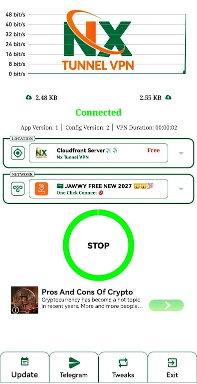 Nx Tunnel VPN Screenshot2