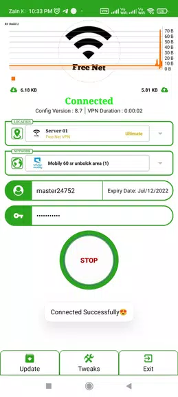 Free Net VPN Screenshot1