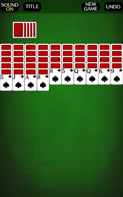 Spider Solitaire [card game] Screenshot1