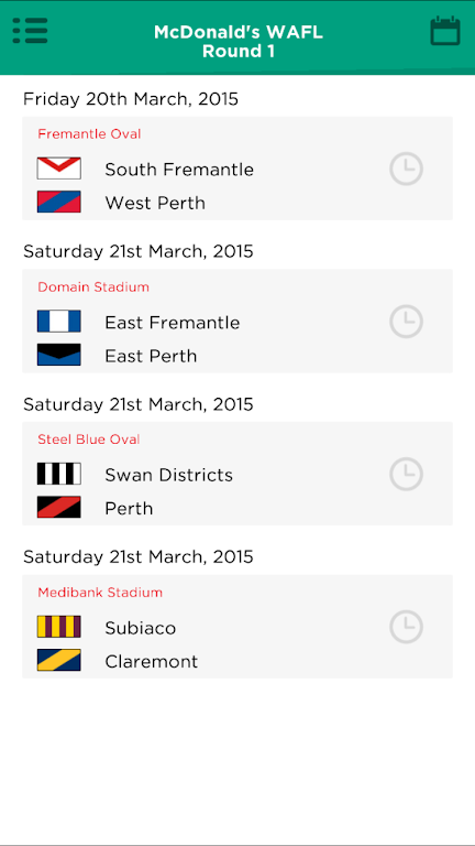 The Official WAFL app Screenshot3